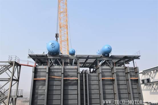 【電廠】洛陽萬眾項目部2號余熱鍋爐高、中、低壓汽包順利吊裝完成 - TECO東元電機 | 變頻器·伺服電機·減速機·電機解決方案