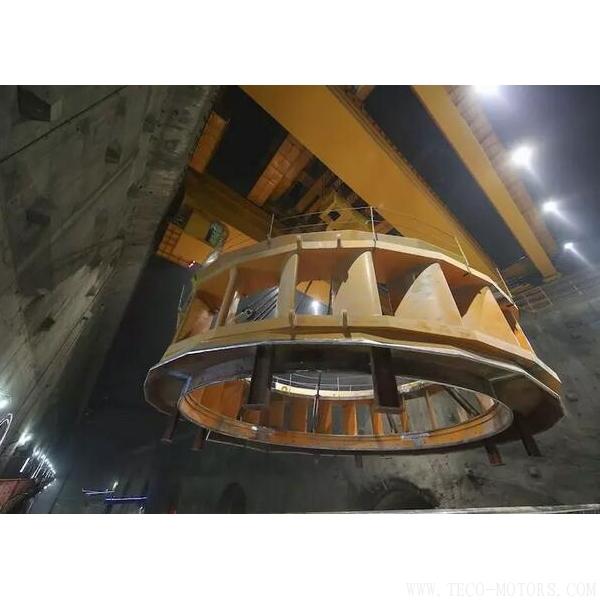 【電廠】烏東德水電站工程12臺機組座環(huán)全部吊裝完成 行業(yè)資訊 第4張 【電廠】烏東德水電站工程12臺機組座環(huán)全部吊裝完成 - TECO東元電機 | 變頻器·伺服電機·減速機·電機解決方案