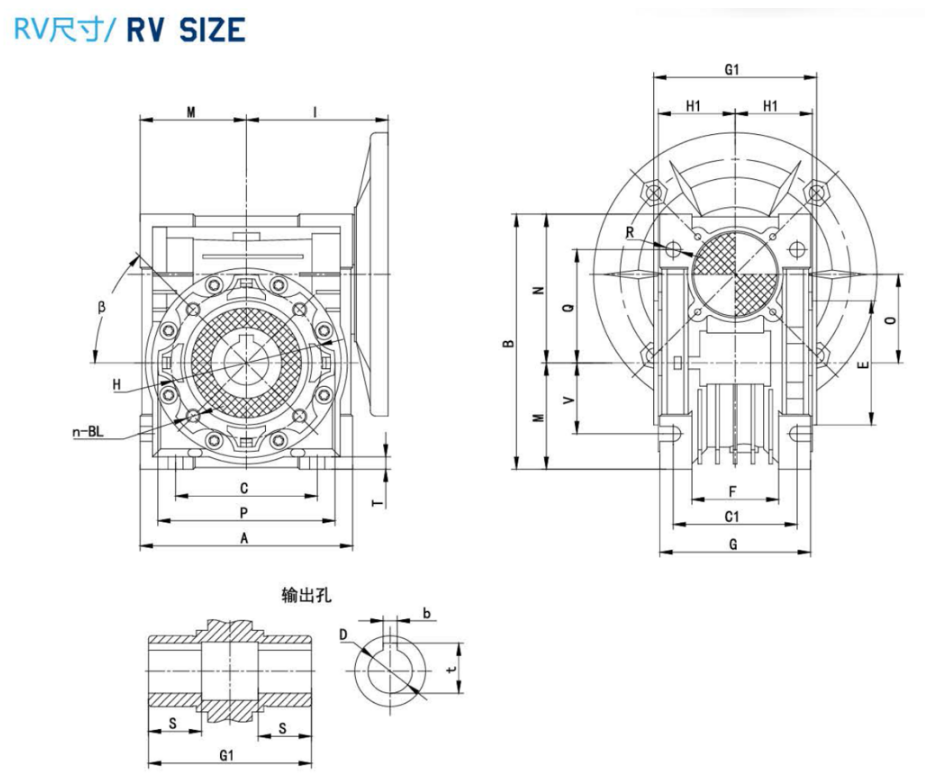 東元RV蝸輪蝸桿減速機(jī) - TECO東元電機(jī) | 變頻器·伺服電機(jī)·減速機(jī)·電機(jī)解決方案