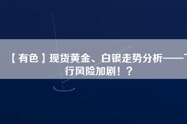 【有色】現(xiàn)貨黃金、白銀走勢(shì)分析——下行風(fēng)險(xiǎn)加?。?？
